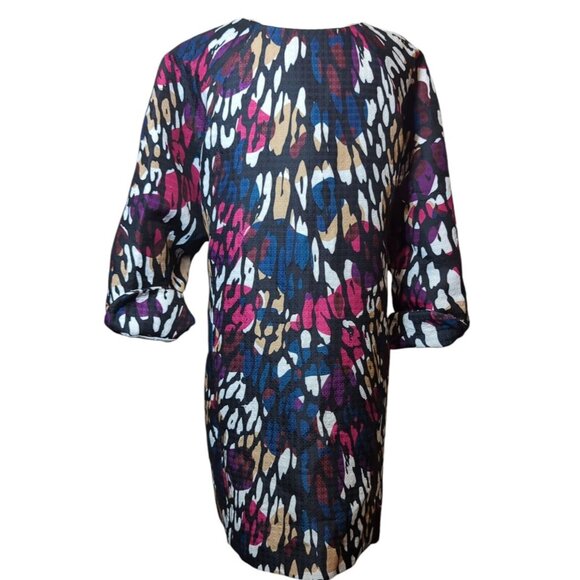 Jessica London Jacket Size 24W Open Front Colorful Artsy Art to Wear Vacay Caree - Picture 3 of 15